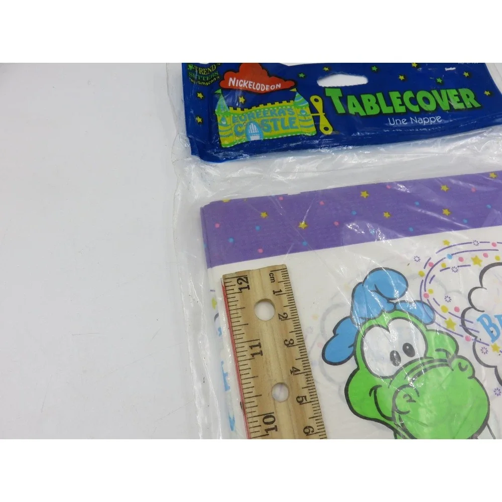 Vintage 1991 Eureekas Castle Tablecover Nickelodeon 90s Party Supply Amscan NEW